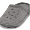 Crocs Classic Slipper Casual Thicken Stay Warm Παπούτσια Unisex Grey 203600-00Q