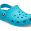 Crocs Classic Small Crocs Outdoor Beach Sports Big Boys μπλε σανδάλια 204536-4SL Crocs Classic Small Crocs Outdoor Beach Sports Big Boys μπλε σανδάλια 204536-4SL