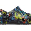 Crocs Classic Tie Dye Pattern Crocs Beach Unisex Τζιν Μπλε σανδάλια 205453-4SW