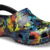 Crocs Classic Tie Dye Pattern Crocs Beach Unisex Τζιν Μπλε σανδάλια 205453-4SW