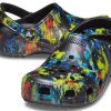 Crocs Classic Tie Dye Pattern Crocs Beach Unisex Τζιν Μπλε σανδάλια 205453-4SW