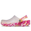 Crocs Classic ημιδιαφανή μαρμάρινα τσόκαρα “Transparent Pink” 207407-94S