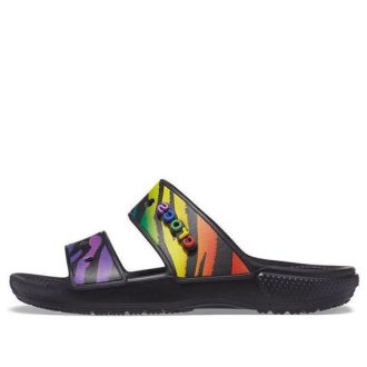 Crocs Classic Αντιολισθητικές Αθλητικές Παντόφλες Unisex Μαύρες 207346-0C4