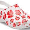 Crocs Classic σανδάλια παραλίας Unisex Κόκκινο Λευκό 207849-1AZ Crocs Classic σανδάλια παραλίας Unisex Κόκκινο Λευκό 207849-1AZ