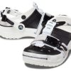 Crocs Classic Zip Tie Bockle Clogs “Black White” 208127-066