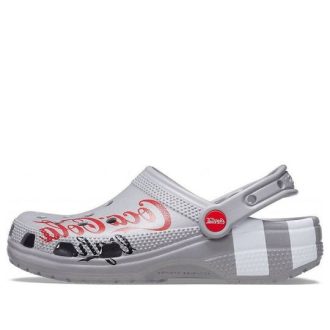 Crocs Coca Cola x Crocs Crossover Light X Outdoor Flat Heel Casual Sports Unisex Γκρι σανδάλια 207220-030