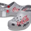 Crocs Coca Cola x Crocs Crossover Light X Outdoor Flat Heel Casual Sports Unisex Γκρι σανδάλια 207220-030