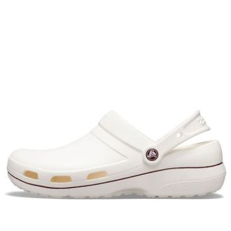 Crocs ανθεκτικά στη φθορά Cozy Sports Unisex Λευκά Καφέ Σανδάλια “White Brown” 205883-0FW