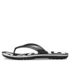 Σαγιονάρες με στάμπα Crocs Crocband Μαύρο Λευκό 205943-066