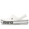 Crocs Crocband Bold Logo Clog Λευκά σανδάλια 206021-103
