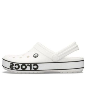 Crocs Crocband Bold Logo Clog Λευκά σανδάλια 206021-103