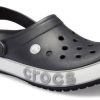 Crocs Crocband Bold Logo Clog Μαύρα σανδάλια Unisex 206021-02G