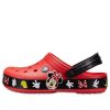 Crocs Crocband Cartoon Mickey Mouse Ανθεκτικά στη χρήση Unisex Κόκκινα Μαύρα Σανδάλια “Red Black” 204936-90H