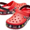 Crocs Crocband Cartoon Mickey Mouse Ανθεκτικά στη χρήση Unisex Κόκκινα Μαύρα Σανδάλια “Red Black” 204936-90H