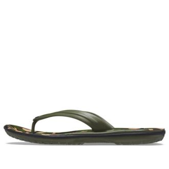 Σαγιονάρες με στάμπα Crocs Crocband “Green” 205943-30Q