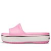Παντόφλες Crocs Crocband Platform Slide με χοντρή σόλα ροζ 205631-6QF