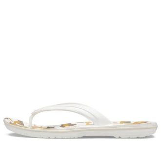 Σαγιονάρες εμπριμέ Crocs Crocband “White Tan” 205943-94S