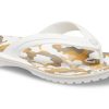 Σαγιονάρες εμπριμέ Crocs Crocband “White Tan” 205943-94S