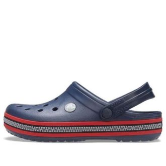 Τσόκαρα Crocs Crocband Zipper Band “Navy Red” 206594-4SA
