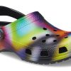 Crocs Πολύχρωμα Crocs Beach Unisex Πολύχρωμα Μαύρα Σανδάλια 207556-0C4