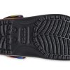 Crocs Πολύχρωμα Crocs Beach Unisex Πολύχρωμα Μαύρα Σανδάλια 207556-0C4