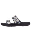 Crocs Daisy Ελαφριές αθλητικές παντόφλες Unisex Μαύρες Λευκές 207284-0ZI