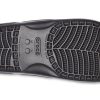 Crocs Daisy Ελαφριές αθλητικές παντόφλες Unisex Μαύρες Λευκές 207284-0ZI