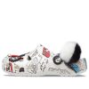 Crocs Disney x Crocs Pattern Unisex Λευκά σανδάλια 207401-100