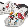 Crocs Disney x Crocs Pattern Unisex Λευκά σανδάλια 207401-100