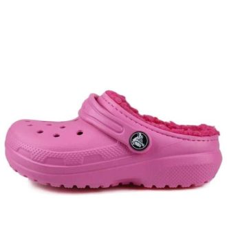 Crocs (GS) Κλασικά τσόκαρα με στρογγυλή επένδυση “Ροζ” 203506-6LA