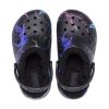 Crocs (GS) Classic τσόκαμα με επένδυση “Black Lightning” 207322-0C4