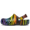 Crocs (GS) Classic εποχιακά τσόκαρα “Black Multi” 207345-0C4