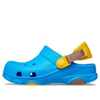 Crocs (GS) Classic τσόκαρα παντός εδάφους “Blue Yellow” 207458-456