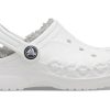 Crocs (GS) Classic Clog Stay Warm Ανάλαφρα Λευκά Γκρι σανδάλια “White Light Grey” 205977-11H Crocs (GS) Classic Clog Stay Warm Ανάλαφρα Λευκά Γκρι σανδάλια “White Light Grey” 205977-11H