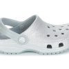 Crocs (GS) Classic Glitter Clogs “Ασημί” 205441-040