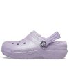 Crocs (GS) Παιδικά Παπούτσια Classic Glitter Lined Clogs “Μωβ” 205937-530
