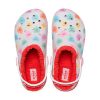 Crocs (GS) Classic Lined Eleved Sweethearts Clogs “Red White” 207738-119