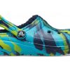 Crocs (GS) Classic Lined Marble Clogs “Blue Tie Dye” 207238-4HQ