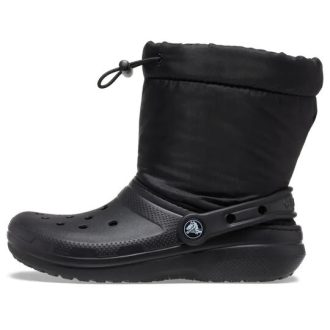 Crocs (GS) Classic Lined Neo Puff Μπότες “Core Black” 207940-001