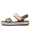 Crocs (GS) Crocband εποχιακά γραφικά σανδάλια “Green Pink” 205765-737