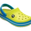 Crocs (GS) Crocband τσόκαρα με στρογγυλά δάχτυλα “Yellow Blue” 204537-73E