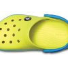 Crocs (GS) Crocband τσόκαρα με στρογγυλά δάχτυλα “Yellow Blue” 204537-73E