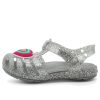 Crocs (GS) Isabella Glitter Flat σανδάλια “Grey Silver” 205038-040