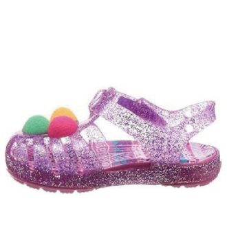 Crocs (GS) Isabella Glitter Flat σανδάλια “Purple Pink” 205038-518