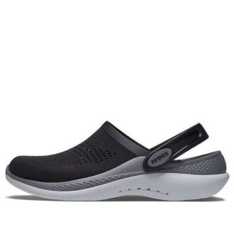 Crocs (GS) LiteRide 360  Clogs “Black Grey” 207021-0DD