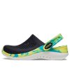 Crocs (GS) LiteRide 360  Marbled Clogs “Black Green Aqua” 207668-0C4