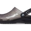 Crocs Jelly Crocs Διαφανή Μαύρα Unisex Σανδάλια 206908-001