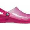 Crocs Jelly Crocs Διάφανα Κόκκινα Unisex Σανδάλια 206908-6X0