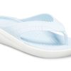 Crocs LiteRide Beach Cozy Κομψές Παντόφλες Unisex ανοιχτό μπλε 205182-4KA