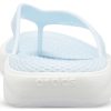Crocs LiteRide Beach Cozy Κομψές Παντόφλες Unisex ανοιχτό μπλε 205182-4KA